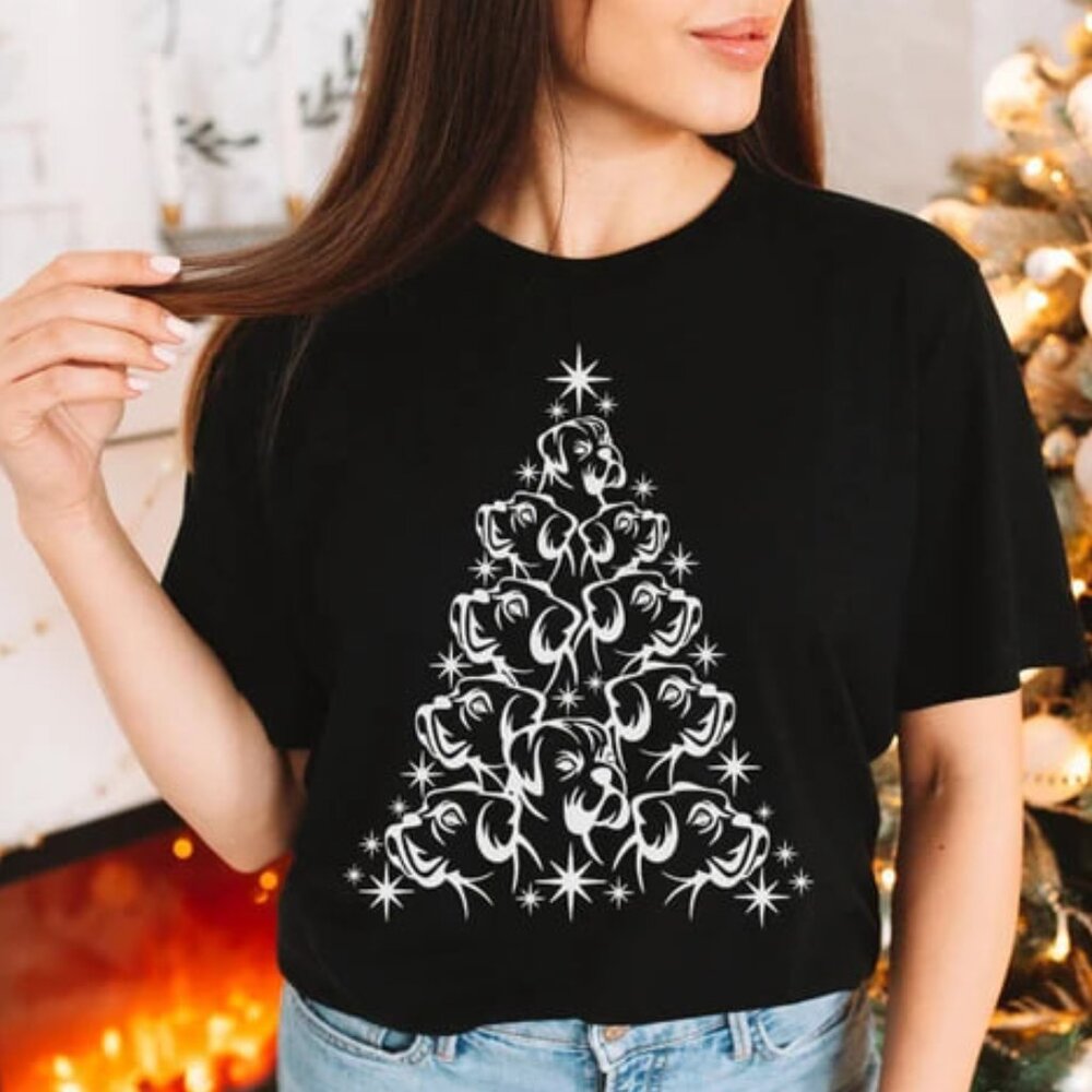 Boxer Christmas Shirt, Boxer Dog Shirt, Boxer Dog Lover Gifts